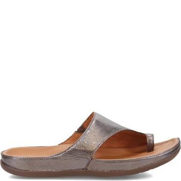 STRIVE WOMENS TOE POST MULE SANDAL - ANTHRACITE